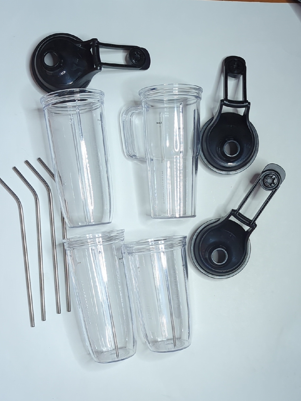 Nutribullet Ultra Replacement Parts, Cup To-Go Lid, Straws